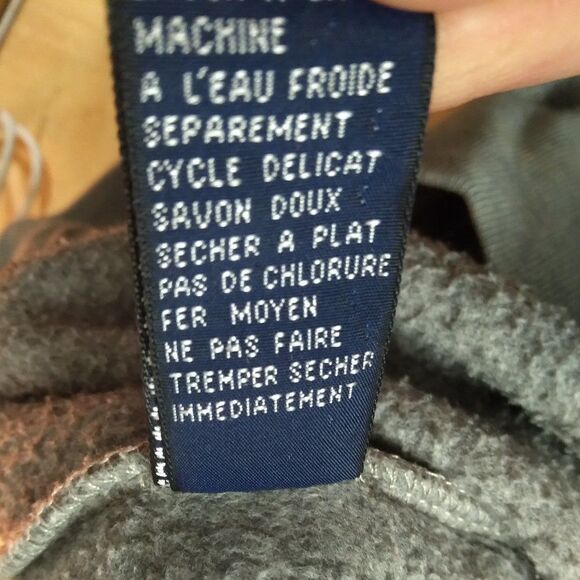 Vintage 90s Tommy Hilfiger Athletics Spell Out Pullover Fleece Jacket - Picture 7 of 8